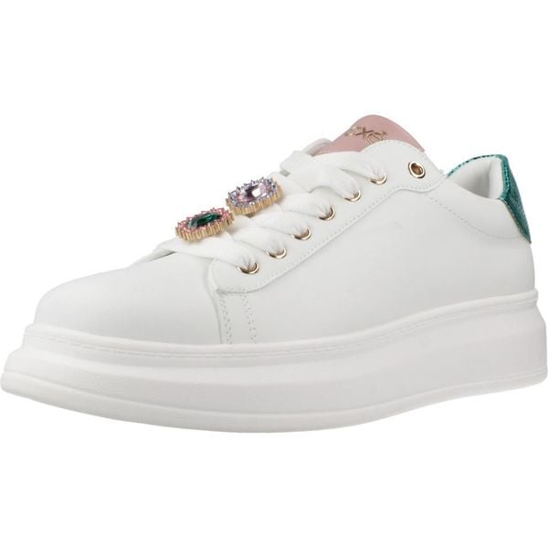 Buty EXÉ 66 51EX03E Biały. Białe buty trekkingowe EXEL, z materiału, bez zapięcia. Za 317.99 zł.