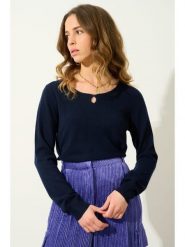 AUTHENTIC CASHMERE Kaszmirowy sweter "Glyder" w kolorze granatowym rozmiar: S. Niebieskie swetry AUTHENTIC CASHMERE, s, bez wzorów, z kaszmiru, bez ramiączek. Za 300.92 zł.