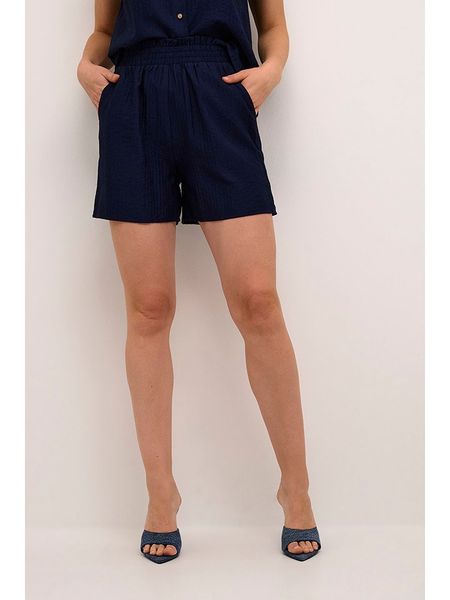 Kaffe Szorty w kolorze granatowym rozmiar: 40. Niebieskie szorty Kaffe, bez wzorów. Za 43.88 zł.