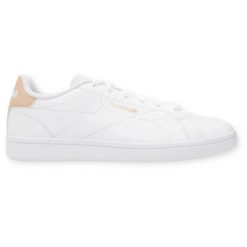 Buty treningowe damskie Reebok Royal Complete Cln. Białe buty treningowe Reebok, bez wzorów, bez zapięcia, Reebok Royal. W wyprzedaży za 215.49 zł.