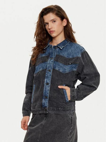 Mustang Kurtka jeansowa 1016012 Szary Loose Fit. Szare kurtki Mustang, l, bez wzorów, z bawełny, bez kaptura. Za 339.99 zł.