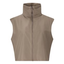 Damska kurtka bez rękawów Athlecia Aiana. Brązowe kurtki Athlecia, bez wzorów, bez kaptura. Za 253.00 zł.