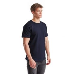 T-shirt Fruit Of The Loom Iconic 195 Premium Tees Adult Blue. Czarne t-shirty fruit of the loom, bez wzorów, z bawełny, sportowe, bez kołnierzyka, bez ramiączek. Za 149.99 zł.