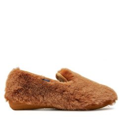 Kapcie Scholl. Brązowe kapcie Scholl, bez wzorów. Za 159.99 zł.