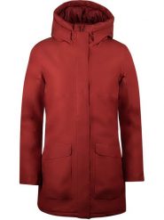 Westfjord Parka "Krafla" w kolorze czerwonobrązowym rozmiar: XL. Brązowe płaszcze Westfjord, m, z aplikacjami, ze skóry, bez kaptura. Za 238.29 zł.