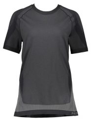 Adidas Koszulka sportowa "Yoga" w kolorze antracytowym rozmiar: L. Czarne t-shirty sportowe adidas, l, bez wzorów, z materiału, bez ramiączek, outdoorowe. Za 172.45 zł.