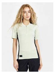 Craft Koszulka kolarska w kolorze zielonym rozmiar: M. Zielone t-shirty sportowe Craft, m, bez wzorów, z materiału, bez ramiączek, rowerowe. Za 108.99 zł.