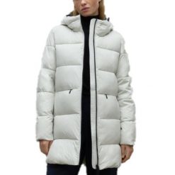 Kurtka ECOALF MARANGU JACKET WOM Biały. Białe kurtki Ecoalf, l, bez wzorów, z syntetyku, bez kaptura. Za 856.45 zł.