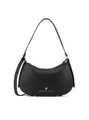 Beverly Hills Polo Club Torebka BHPC-C-008-07 Czarny. Czarne torebki klasyczne Beverly Hills Polo Club, bez wzorów, z tworzywa sztucznego, bez dodatków. Za 179.99 zł.
