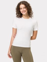 Les Lunes Koszulka sportowa "Flow" w kolorze białym rozmiar: XL. Białe t-shirty sportowe Les Lunes, xl, bez wzorów, z materiału, bez ramiączek, outdoorowe. Za 108.99 zł.