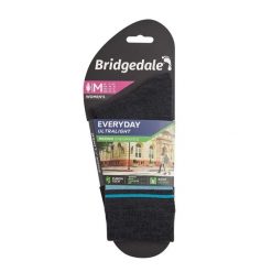 Skarpety do turystyki damskie Bridgedale EVERYDAY UL END LD. Czarne skarpetki Bridgedale, bez wzorów. Za 55.99 zł.