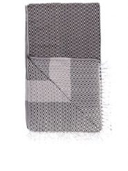 ILVY'S Chusta hammam w kolorze antracytowo-szarym - 180 x 95 cm rozmiar: onesize. Czarne chusty ILVY'S, bez wzorów, z bawełny. Za 47.99 zł.