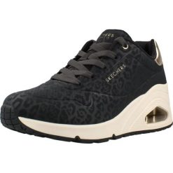 Buty SKECHERS 177521S UNO WEDGE SAFARI Czarny. Czarne buty trekkingowe Skechers, z syntetyku, bez zapięcia. Za 355.99 zł.