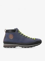 Buty outdoor Lomer Bio Naturale Mid MTX. Niebieskie buty trekkingowe Lomer, bez wzorów, z gumy, przed kolano, bez zapięcia, outdoorowe. Za 569.00 zł.