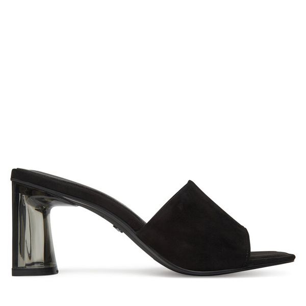 Klapki Tamaris. Czarne klapki Tamaris, bez wzorów, bez obcasa, bez zapięcia. Za 219.99 zł.