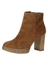 Paul Green Skórzane botki w kolorze jasnobrązowym rozmiar: 40,5. Brązowe botki Paul Green, bez wzorów, ze skóry, eleganckie, bez obcasa, bez zapięcia. Za 326.99 zł.