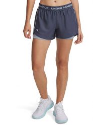 Under Armour Szorty funkcyjne 2w1 w kolorze granatowo-błękitnym rozmiar: S. Niebieskie szorty sportowe Under Armour, bez wzorów, outdoorowe. Za 101.47 zł.