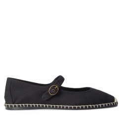 Espadryle Polo Ralph Lauren. Czarne espadryle Polo Ralph Lauren, bez wzorów, bez obcasa. Za 919.99 zł.
