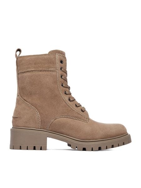 Lasocki Trzewiki CEO-WI16-D-466-05 Beżowy. Brązowe botki Lasocki, bez wzorów, ze skóry, bez obcasa, na płaskiej podeszwie, bez zapięcia. Za 259.99 zł.