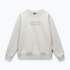 Bluza damska Napapijri B-Suze C. Brązowe bluzy Napapijri, bez wzorów, bez ramiączek, bez kaptura. Za 269.99 zł.