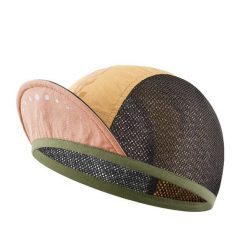 Czapka rowerowa Rockbros z daszkiem, osłona na kask - żółta. Żółte czapki z daszkiem ROCKBROS, na lato, bez wzorów, z materiału, sportowe. Za 82.00 zł.