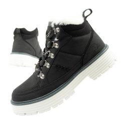 Buty przeciwdeszczowe damskie O'neill Linda Women Mid 90253010.25Y. Czarne buty trekkingowe O'Neill, na zimę, z futra, bez zapięcia. Za 289.10 zł.