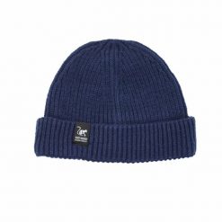 Czapka Docker – rozmiar uniwersalny – poliester z recyklingu (niebieska). Niebieskie czapki z daszkiem SURF MONKEY, bez wzorów, z materiału. Za 119.95 zł.