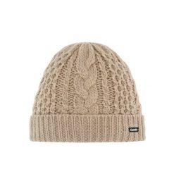 Czapka zimowa damska Eisbar Afratos MU. Brązowe czapki zimowe Columbia, bez wzorów, sportowe. Za 159.99 zł.