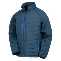 Kurtka Softshellowa Damska Compass. Niebieskie kurtki RESULT, l, bez wzorów, z materiału, bez kaptura. Za 223.99 zł.