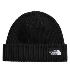 Czapka zimowa The North Face SALTY LINED BEANIE. Czarne czapki zimowe The North Face, bez wzorów. W wyprzedaży za 129.00 zł.