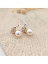 Atelier MIU Pozłacane kolczyki-wkrętki z cyrkoniami rozmiar: onesize. Żółte kolczyki atelier MIU, z cyrkonią, pozłacane. Za 52.42 zł.