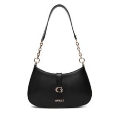 Torebka Guess. Czarne torebki klasyczne Guess, z aplikacjami, klasyczne, bez dodatków. Za 549.99 zł.