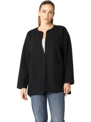 Ilse Jacobsen Kurtka przejściowa w kolorze czarnym rozmiar: 44. Czarne kurtki Ilse Jacobsen, bez wzorów, bez kaptura. Za 173.99 zł.