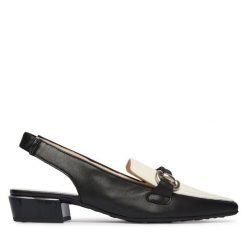 Czółenka Hispanitas. Czarne czółenka Hispanitas, bez wzorów, bez obcasa, bez zapięcia. Za 669.99 zł.