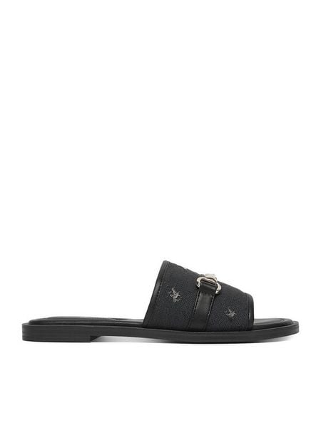 Beverly Hills Polo Club Klapki EO-HY6692-2 Czarny. Czarne klapki Beverly Hills Polo Club, bez wzorów, z materiału, bez obcasa, bez zapięcia. Za 161.99 zł.