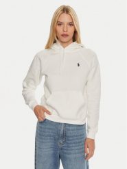 Polo Ralph Lauren Bluza 211943007001 Biały Regular Fit. Białe bluzy Polo Ralph Lauren, l, bez wzorów, z bawełny, bez kaptura. Za 459.99 zł.