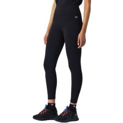 Legginsy damskie Champion Crop Leggings 7/8. Czarne legginsy Champion, bez wzorów, sportowe. Za 94.99 zł.