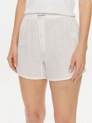 Calvin Klein Underwear Szorty piżamowe 000QS7139E Biały. Białe piżamy Calvin Klein Underwear, xl, bez wzorów, z bawełny, bez kołnierzyka, bez ramiączek. Za 119.99 zł.