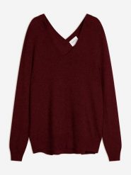 Perfect Cashmere Kaszmirowy sweter "Lova" w kolorze bordowym rozmiar: M. Czerwone swetry Perfect Cashmere, m, bez wzorów, z kaszmiru, bez ramiączek. Za 347.99 zł.