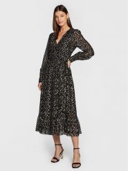 MICHAEL Michael Kors Sukienka koktajlowa MF28Y8Z6MT Czarny Regular Fit. Czarne sukienki MICHAEL Michael Kors, xxs, bez wzorów, z wiskozy, wizytowe, bez kołnierzyka, bez ramiączek. Za 1,349.00 zł.