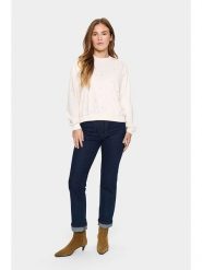 SAINT TROPEZ Bluza w kolorze kremowym rozmiar: L. Brązowe bluzy Saint Tropez, l, bez wzorów, z bawełny, bez ramiączek, bez kaptura. Za 86.99 zł.