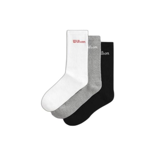 Skarpetki Wilson Logo U (x3). Białe skarpetki Wilson, bez wzorów, z materiału. Za 109.00 zł.