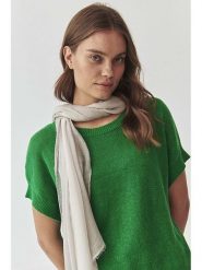 TATUUM Szal w kolorze beżowym - 200 x 85 cm rozmiar: onesize. Brązowe szaliki i kominy Tatuum, bez wzorów, z wiskozy. Za 39.99 zł.