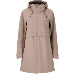 Długi płaszcz z kapturem damski Weather Report Dayton AWG W-PRO 15000. Brązowe kurtki przeciwdeszczowe Weather Report, bez wzorów, z kapturem. Za 464.00 zł.
