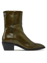 Gant Botki St Broomly Mid Boot 27541375 Zielony. Zielone botki Gant, bez wzorów, ze skóry, bez obcasa, na słupku, bez zapięcia. Za 589.99 zł.