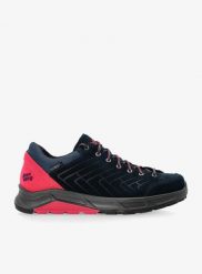 Buty outdoor damskie Hanwag Coastrock Low Lady ES. Niebieskie buty trekkingowe Hanwag, z materiału, bez zapięcia. Za 665.49 zł.