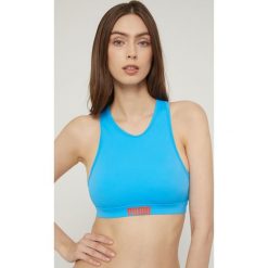 Puma biustonosz kąpielowy 907692. lekko usztywniona miseczka. Niebieskie bikini Puma, bez wzorów, z materiału. Za 109.99 zł.