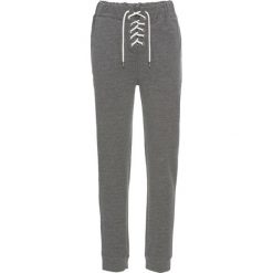 Spodnie dresowe bonprix szary melanż "used". Spodnie dresowe marki bonprix. Za 49.99 zł.
