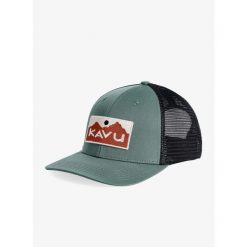 Czapka z daszkiem Kavu Above Standard - dark forest. Zielone czapki z daszkiem KAVU, bez wzorów, sportowe. Za 149.99 zł.