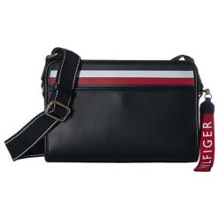 Tommy Hilfiger Damska torebka damska crossbody Gianna Crossbody Black. Czarne torebki klasyczne Tommy Hilfiger, bez wzorów, bez dodatków. Za 488.00 zł.